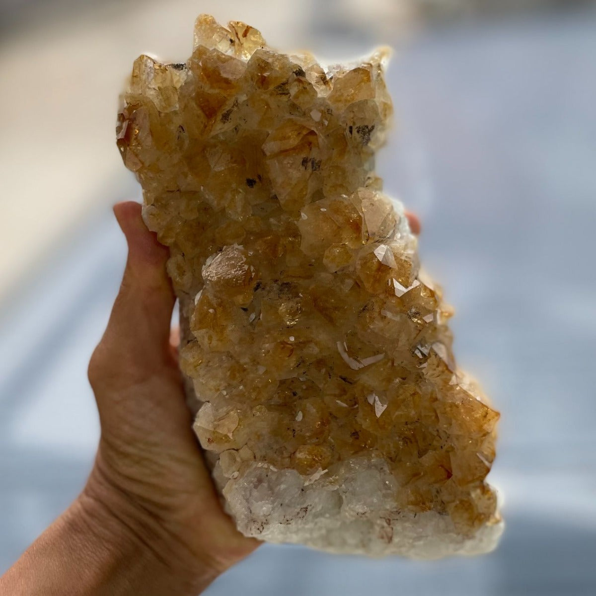 Citrine Cluster - 16 Citrine Cluster - 16